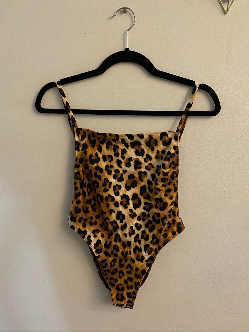 Leopard Print One-Piece Swimsuit